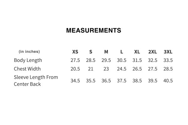 Pepes_ShortSleeve_Hoodie-Measurements