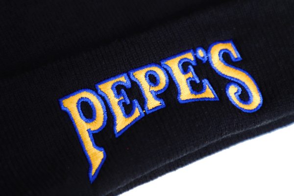 Pepes Embroidered Beanie Close Up